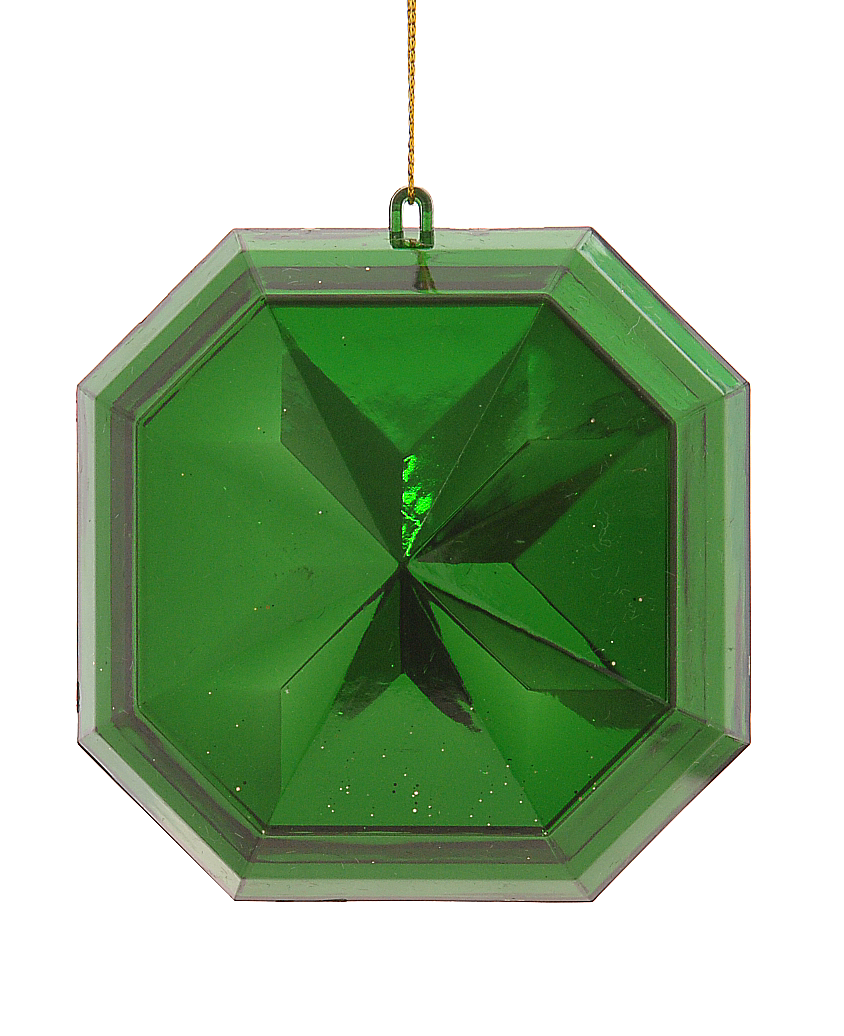 Diamante verde 10,16cm