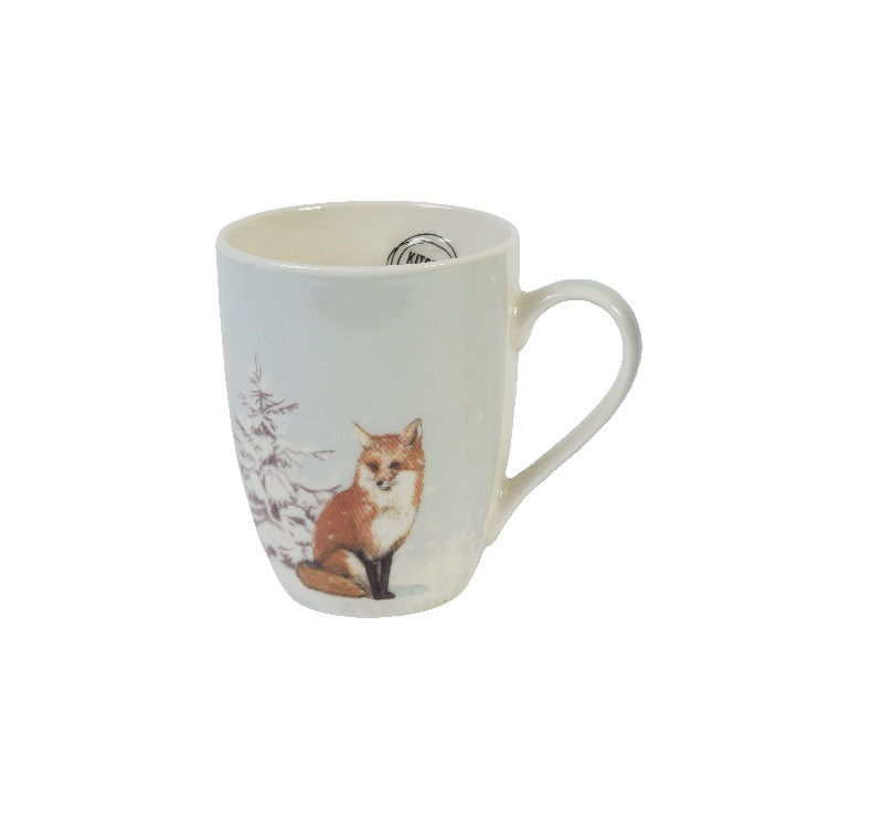 Miniatura: Tazas decoradas, porcelana. Largo 8.2cm x Ancho 5.5cm x Alto 10.5cm.