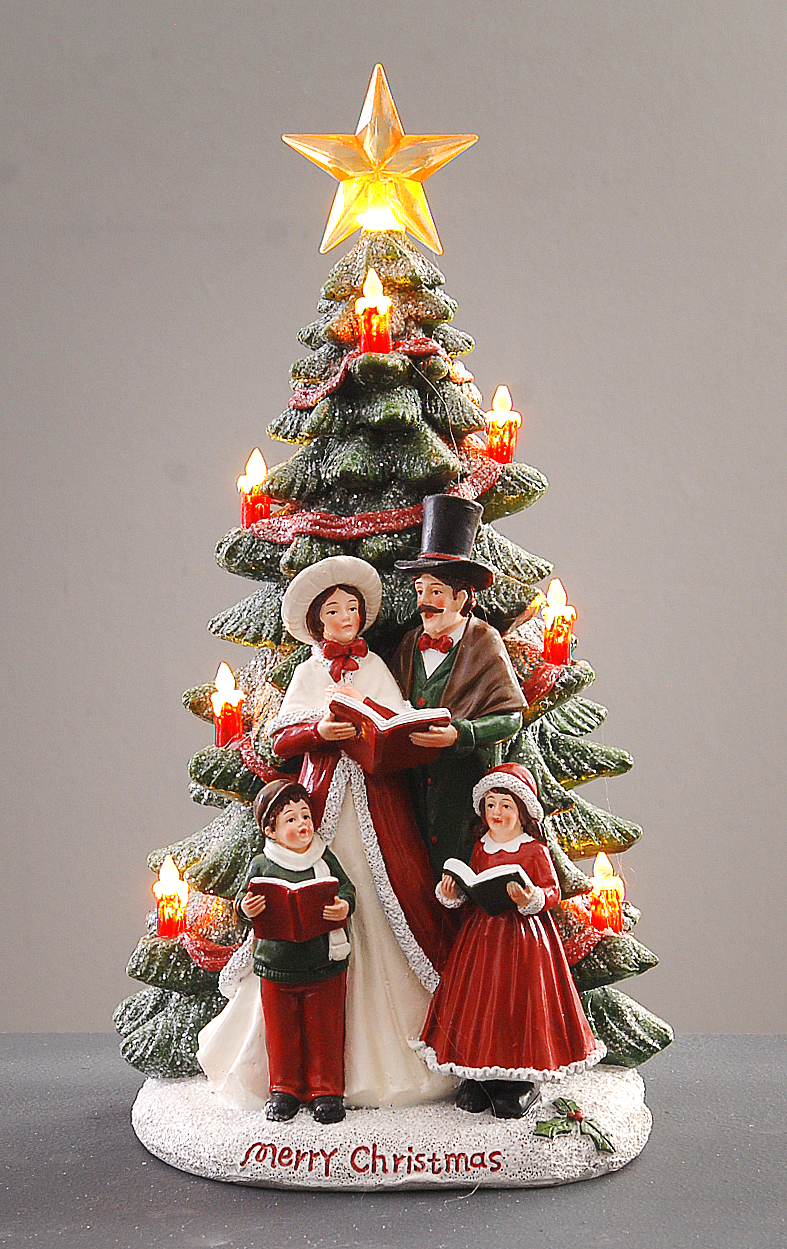 Figura árbol navidad, 34,29cm.