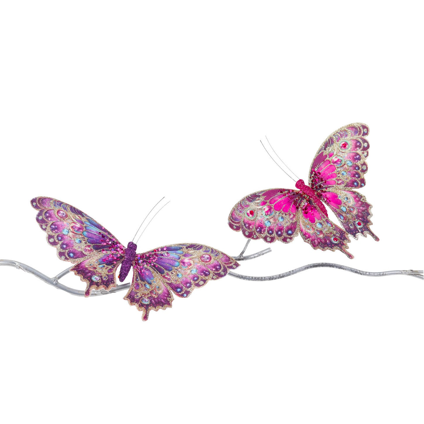 Mariposa con Clip. 27cm.