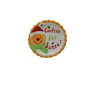 Miniatura: Plato decorado navideño. 27cm.