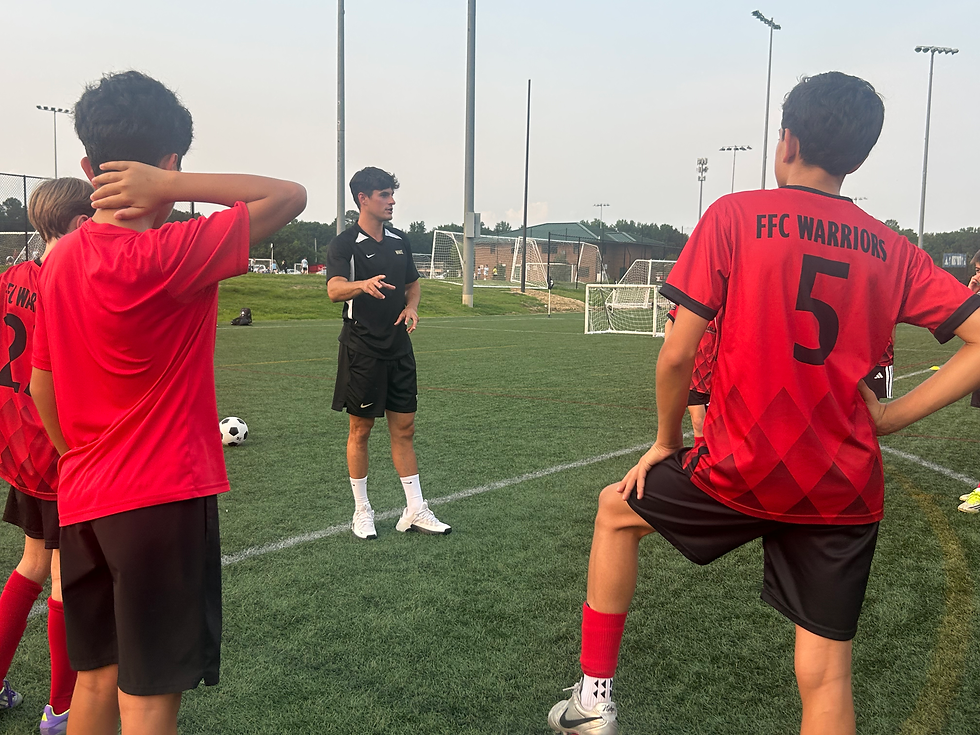 The evening wasn't just about drills—it was about learning how to think, train, and grow like a college player.