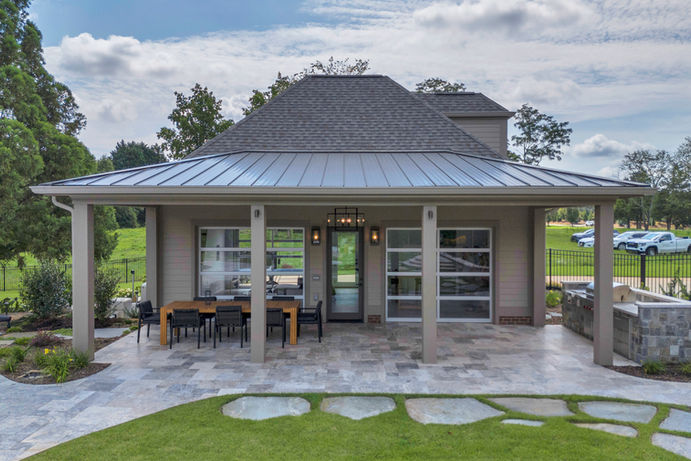 Simpsonville Property Remodel - Pool House Garage Conversion - Daniel Builders