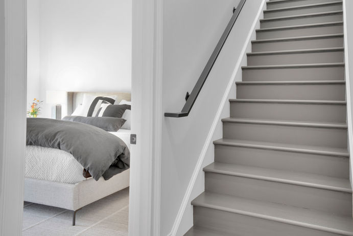 Simpsonville Property Remodel - Staircase - Daniel Builders