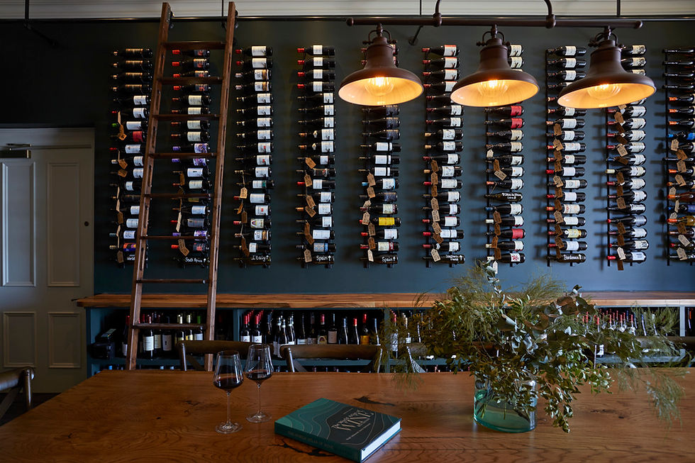 Incredible cavernous wine room in a beautiful hotel in an Italian mansion on the South Coast 