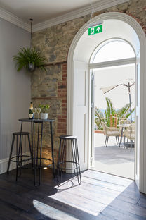 Gorgeous bar space with impressive coastal views