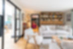 The day lounge in a lovely modern refurb of a family home in Binstead