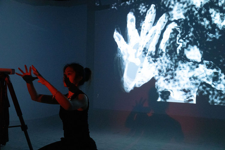 Rhizome, Performance at Jukebox of Dissonance UAAD Art Festival, October 20, 2024, New York