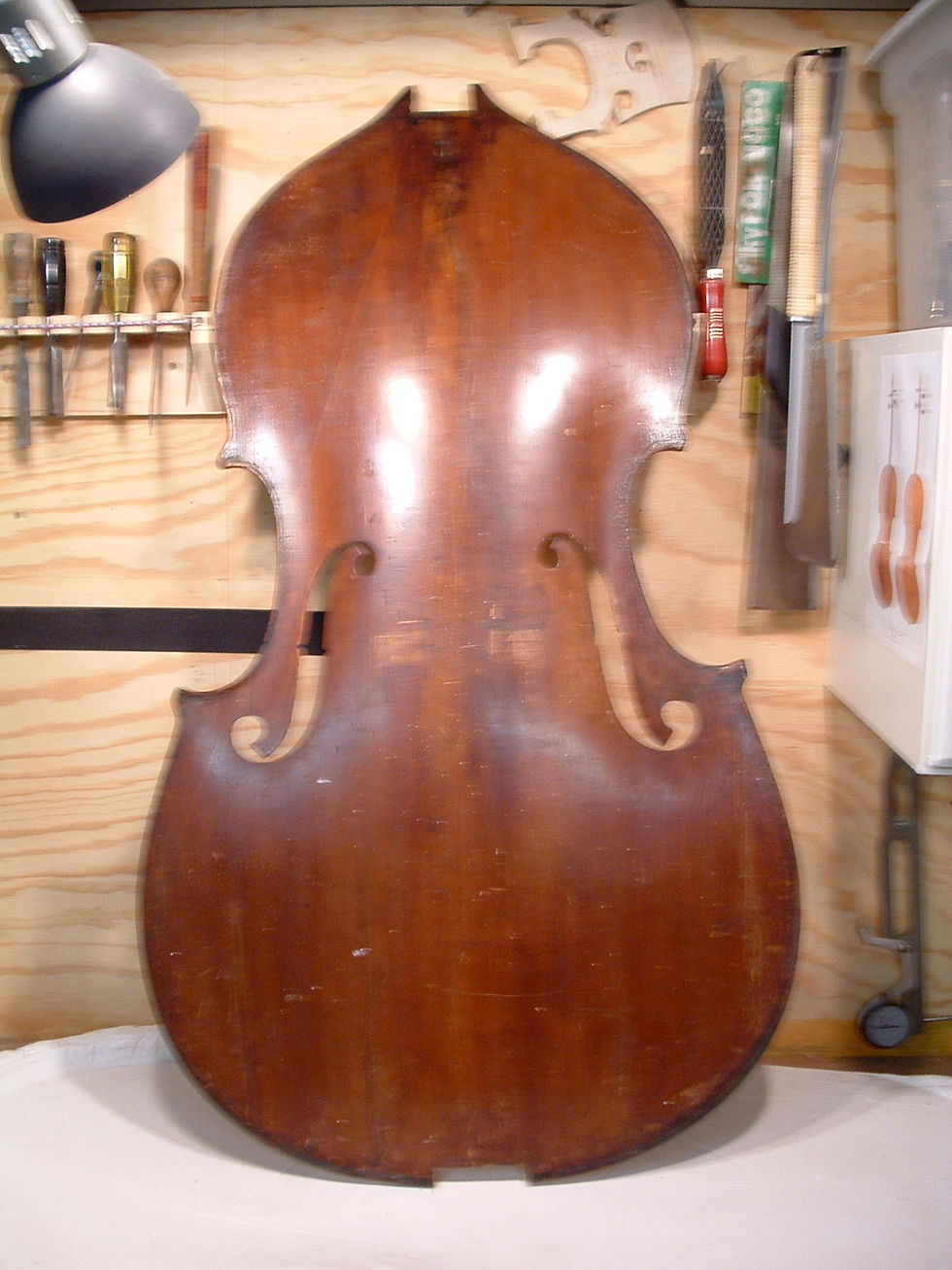 Joseph Ricker top before varnish