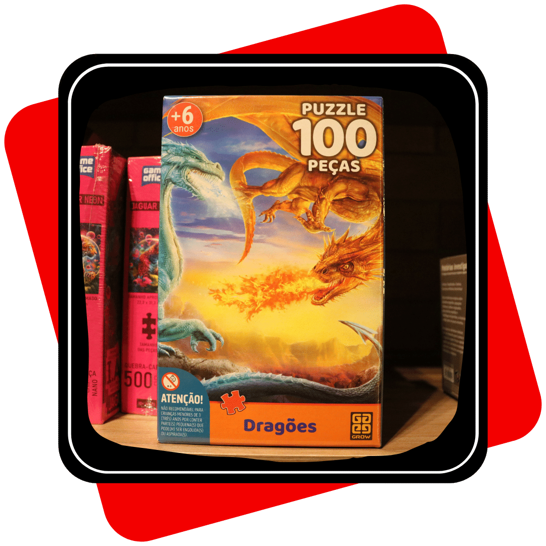Puzzle Dragões - 100 peças