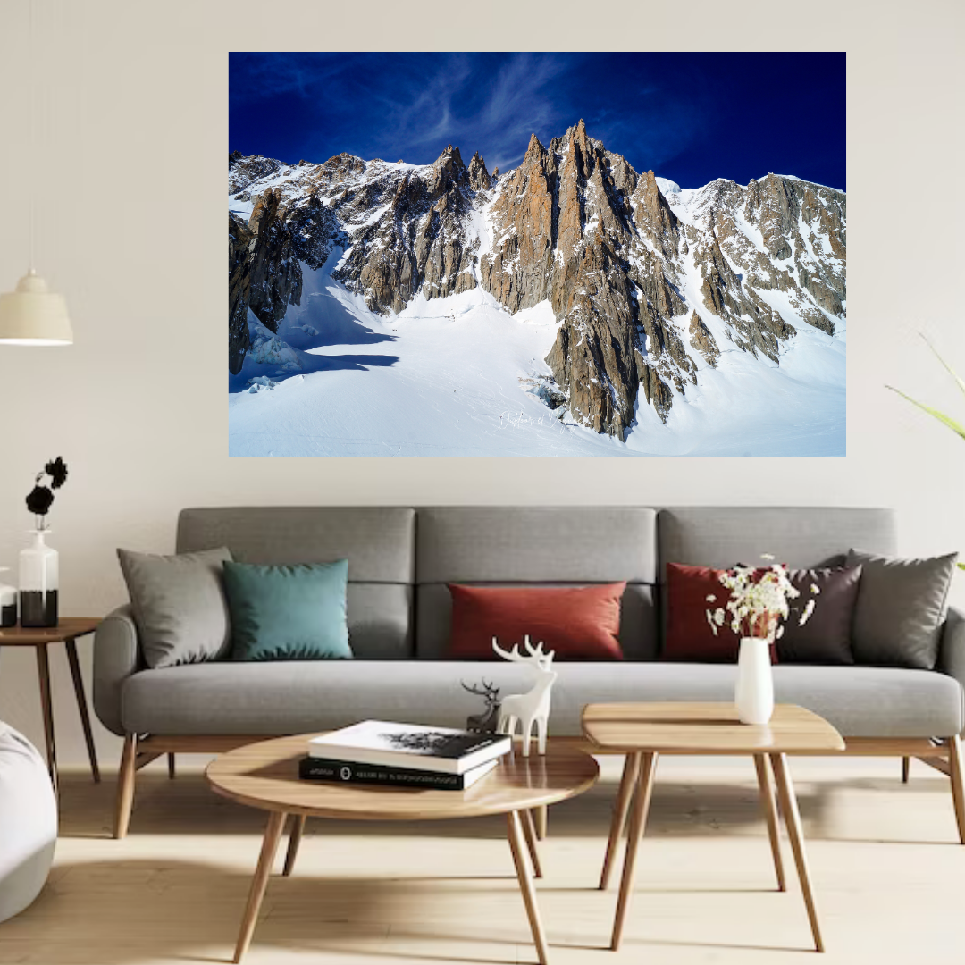 Poster ou Tableau alu dibond - Aiguilles du Diable (horizontal)