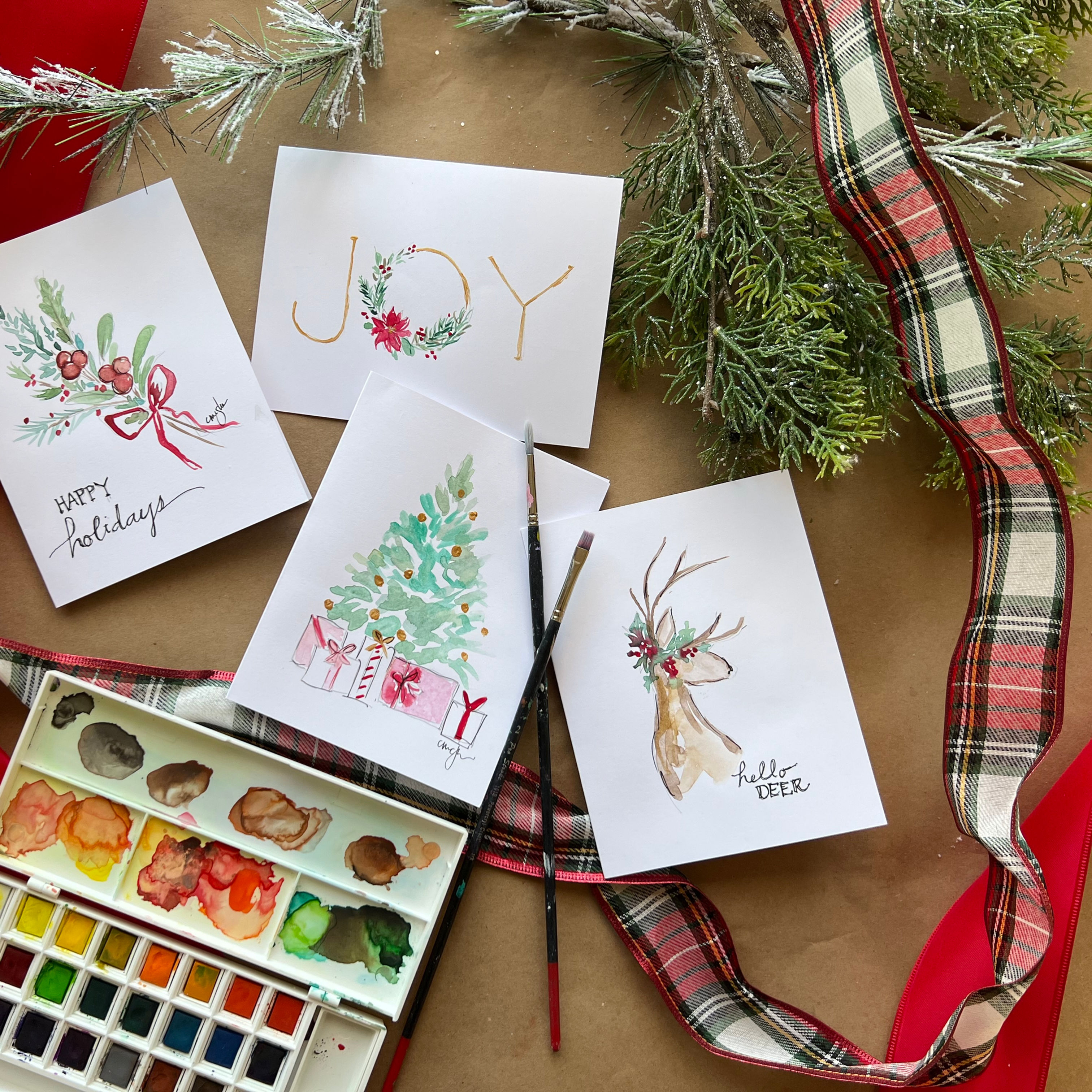 Merry Cards and Mimosas with Chelsea McGhee Studios