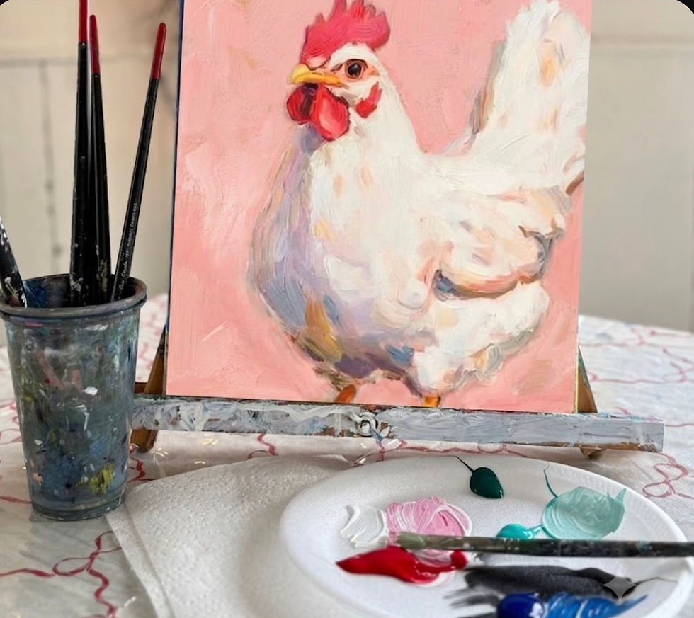 Paint, Peck & Pour at Chelsea McGhee Studios
