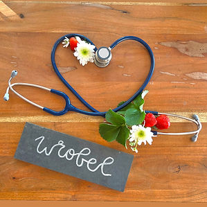 Stethoskop in Herzform