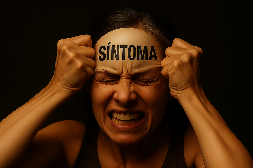 ¿Sigues tratando de arrancarte el síntoma?