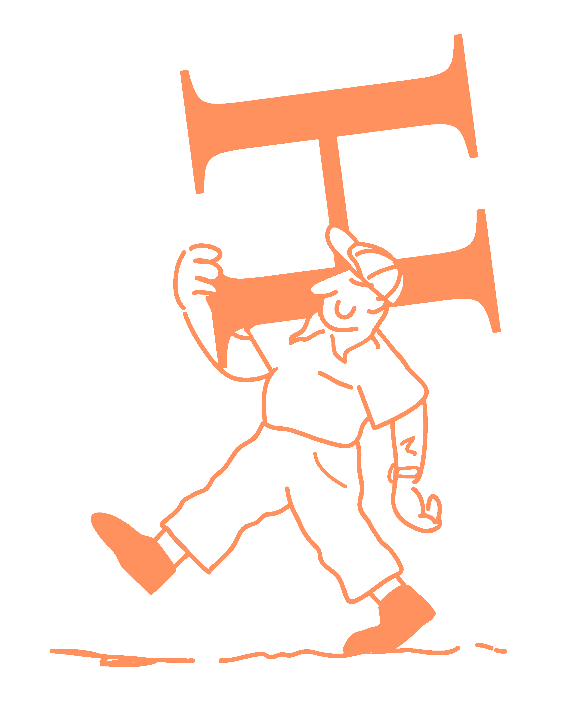 Heur walking man