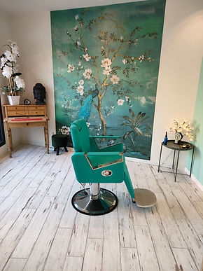salle du salon de coiffure