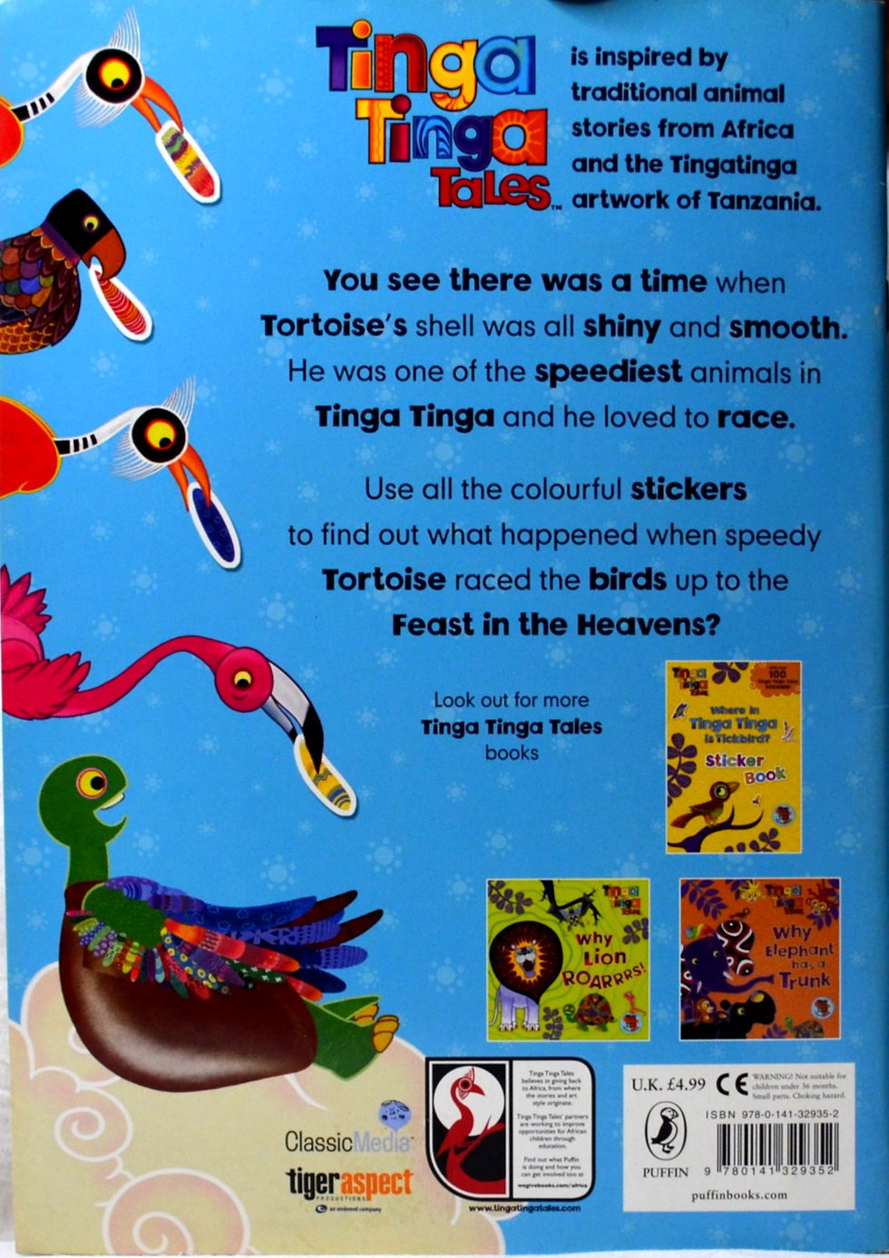 Thumbnail: Tinga Tinga Tales: Why Tortoise has a Broken Shell Sticker Book