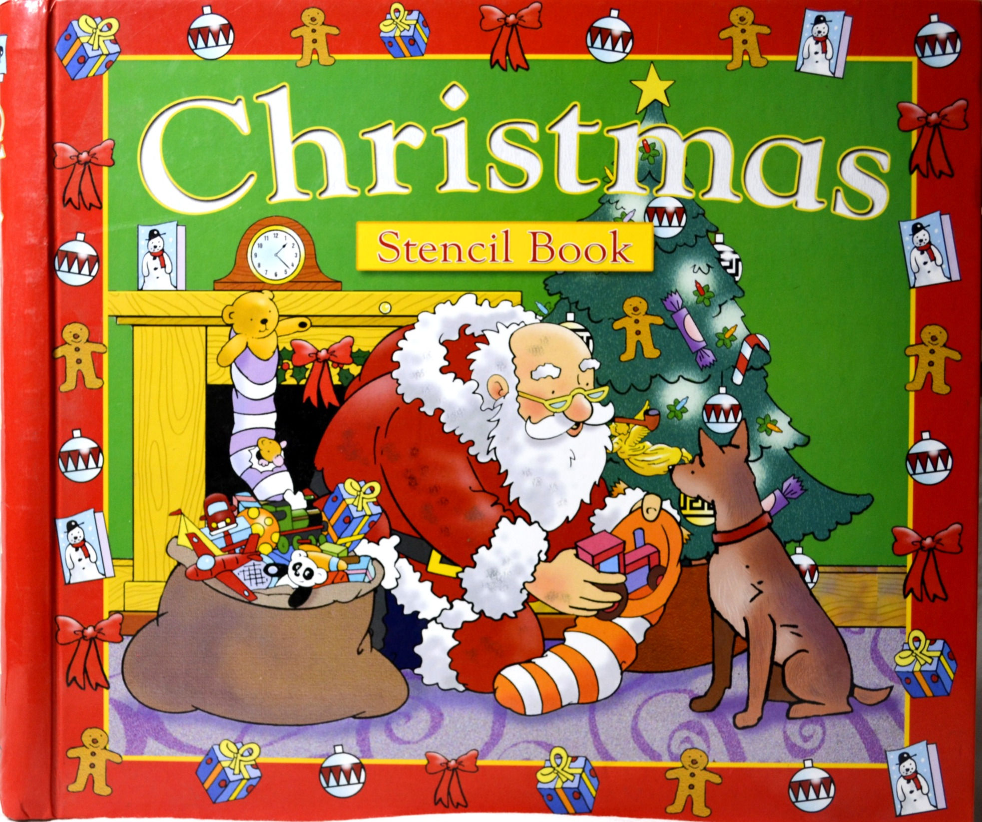 Christmas Stencil Book