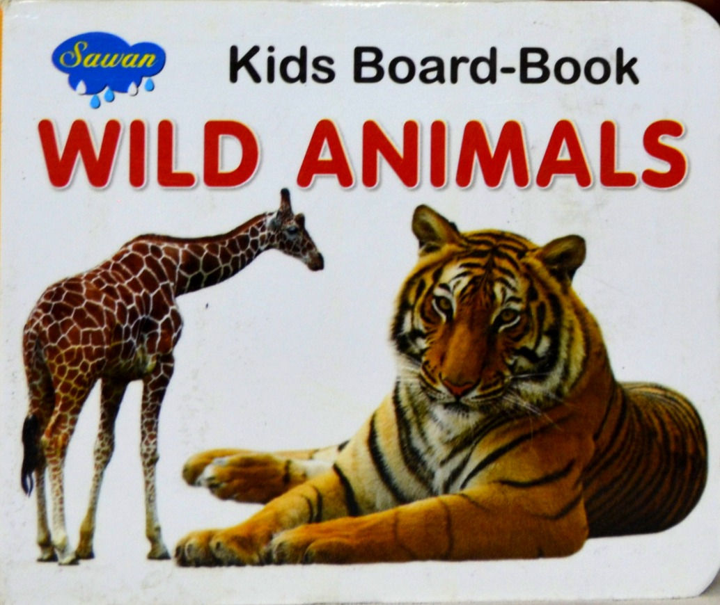 Kids Board Book: Wild Animals