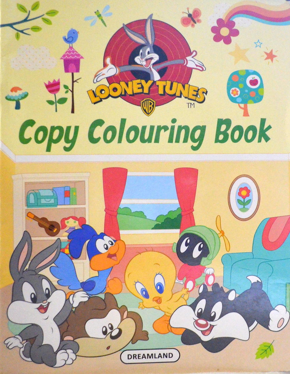Looney Tunes Copy Colouring Book