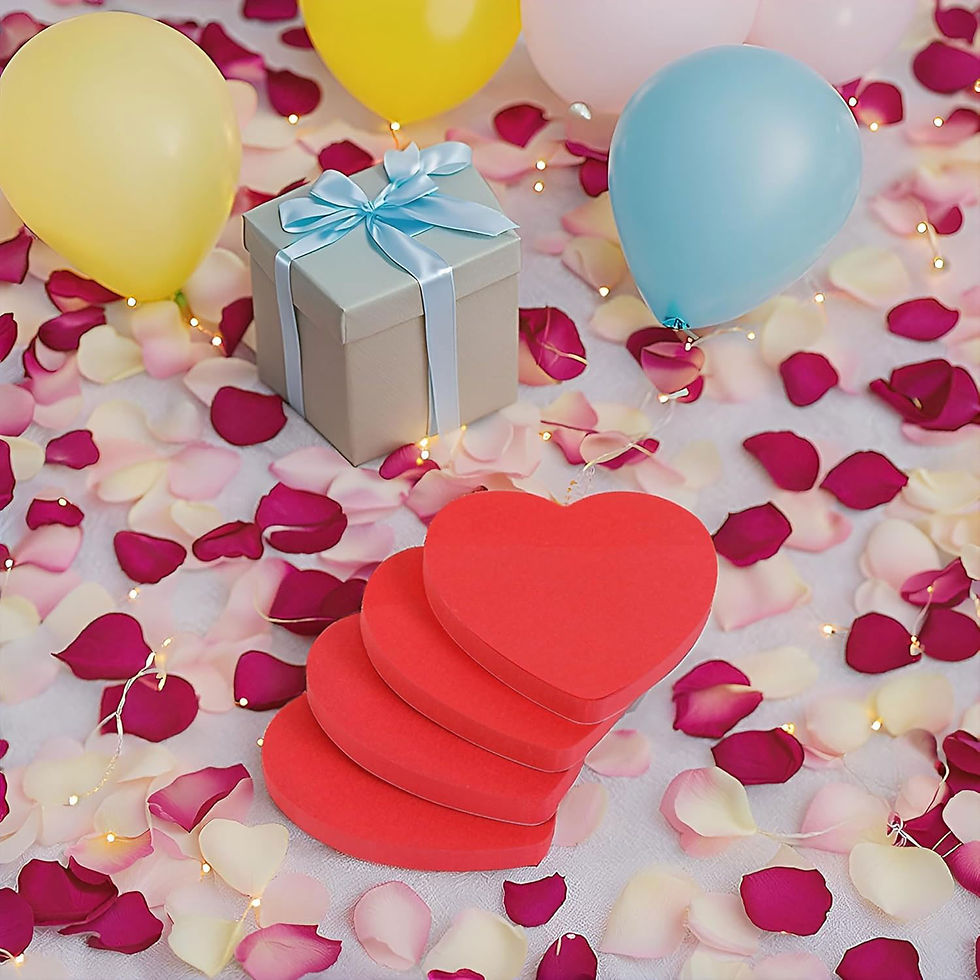 Thumbnail: Heart Sticky Notes | Red | 3" x 3" / 76mm x 76mm | 100 Sheets per Pad