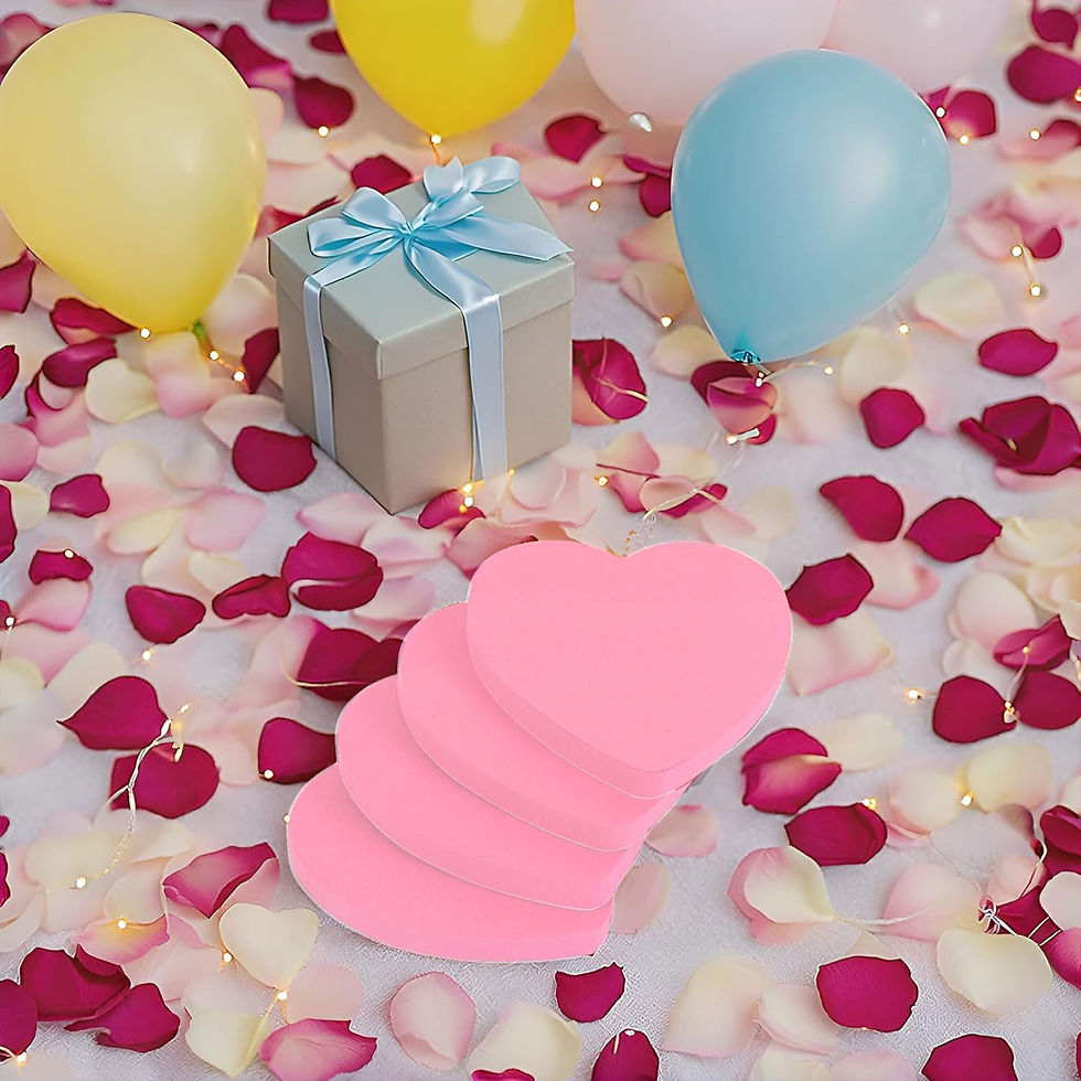 Thumbnail: Heart Sticky Notes | Pastel Pink | 3" x 3" / 76mm x 76mm | 100 Sheets per pad
