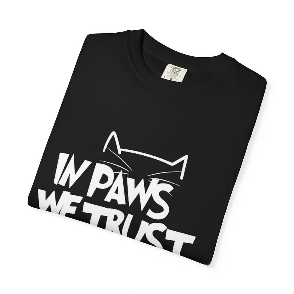 Miniaturbild: IN PAWS WE TRUST CAT Tee