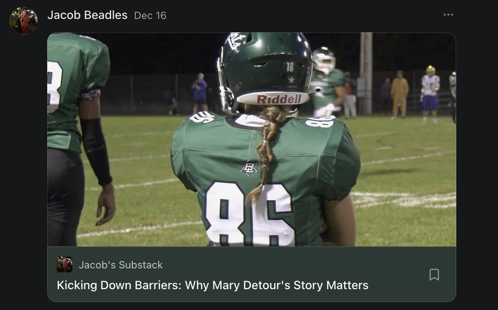 Kicking Down Barriers: Why Mary Detour's Story Matters