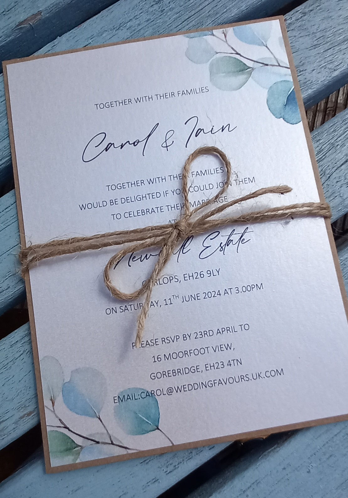 Wedding Invitation - INV19052202 - Minimum Order 10