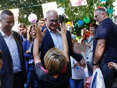 Strade scolastiche, l'inaugurazione in via Mondovì con il sindaco Gualtieri