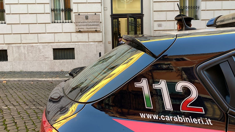 I carabinieri del nucleo operativo della compagnia di Roma Trastevere. (Carabinieri)