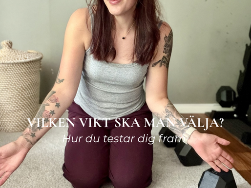 Hur tungt ska jag lyfta? Så vet du att vikten är lagom