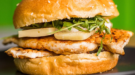 Cajun Chicken Burger