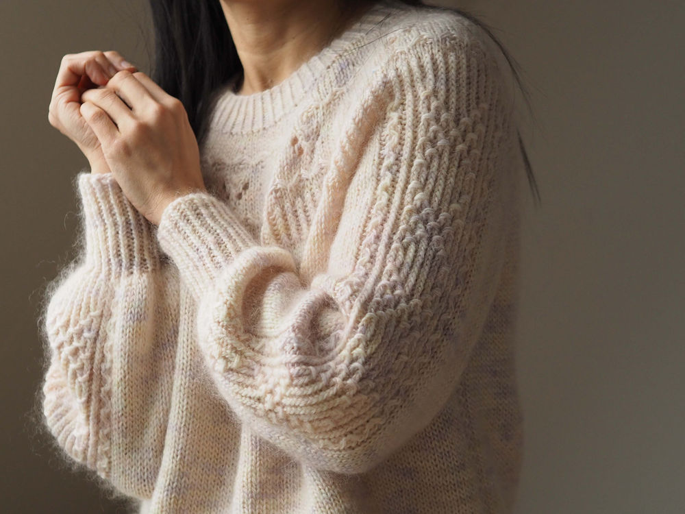 puffy chunky sweater