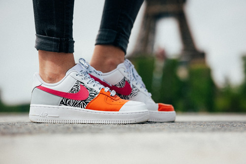 nike air force zebra print