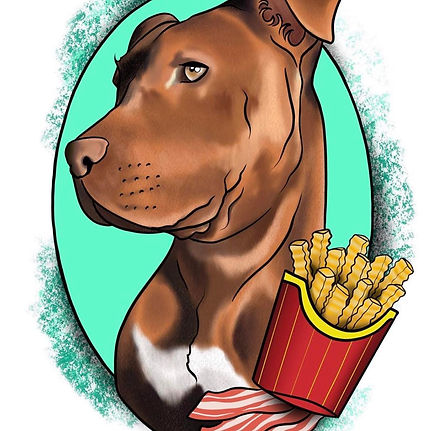 Bell likes french fries and bacon