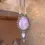 Miniature : Collier artisanal au style bohème, pendentif Azawad en macramé et pierre naturelle, quartz rose et pierre de lune