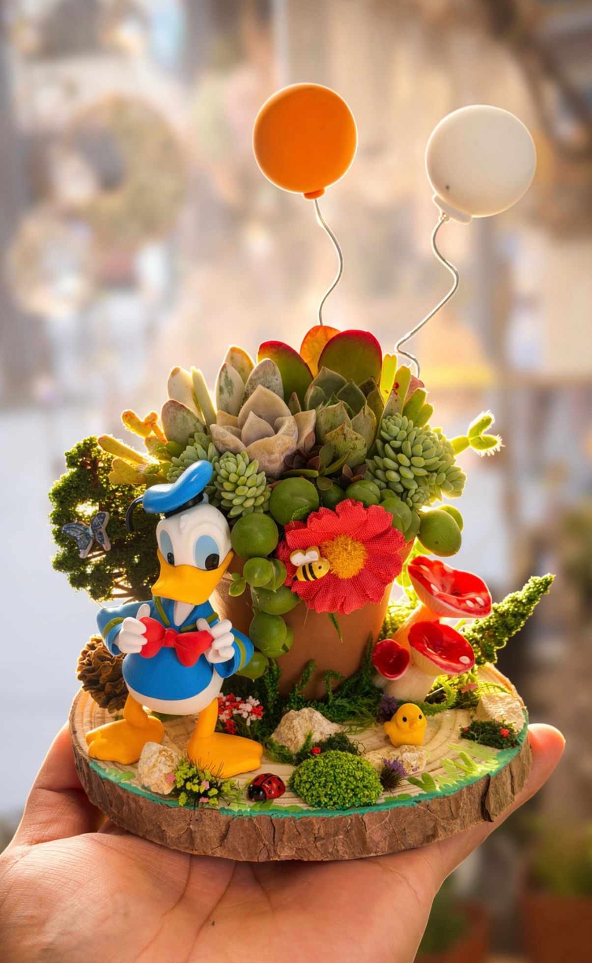 Donald Duck Mini Garden