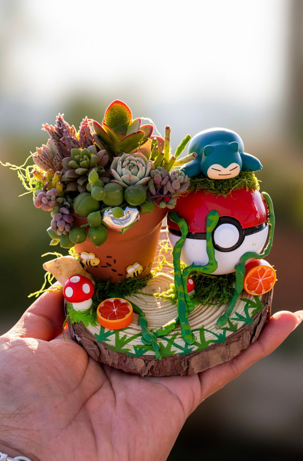 Snorlax Mini Garden