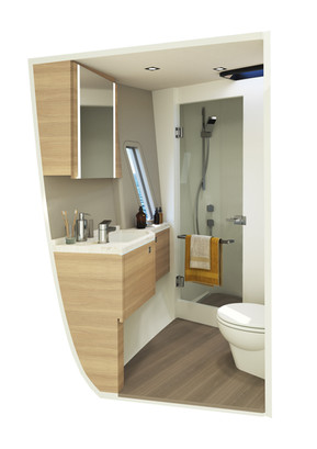 Ensuite of the Master Cabin