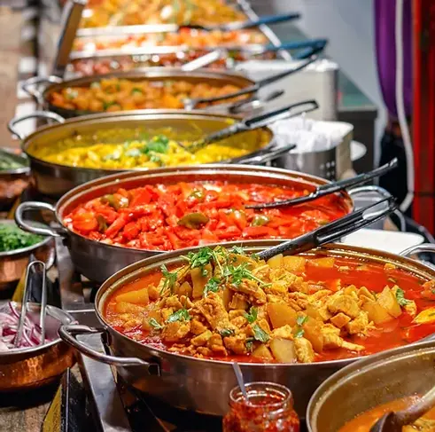 Curries at Camden Market London.webp