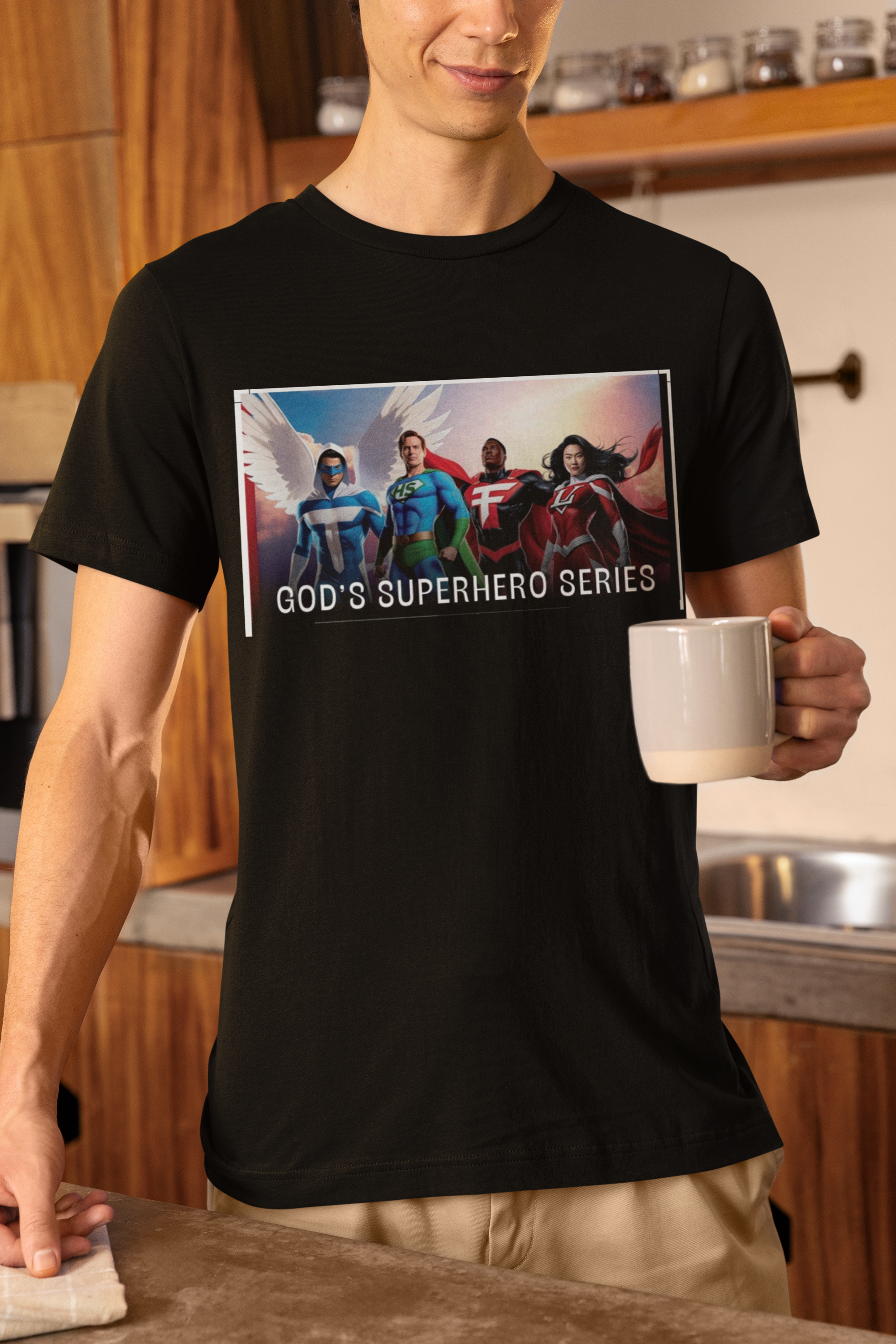 God's superhero T-shirt