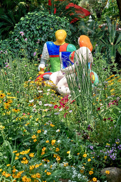 Niki De Saint Phalle (French American 1930-2002) Adam and Eve, 1989