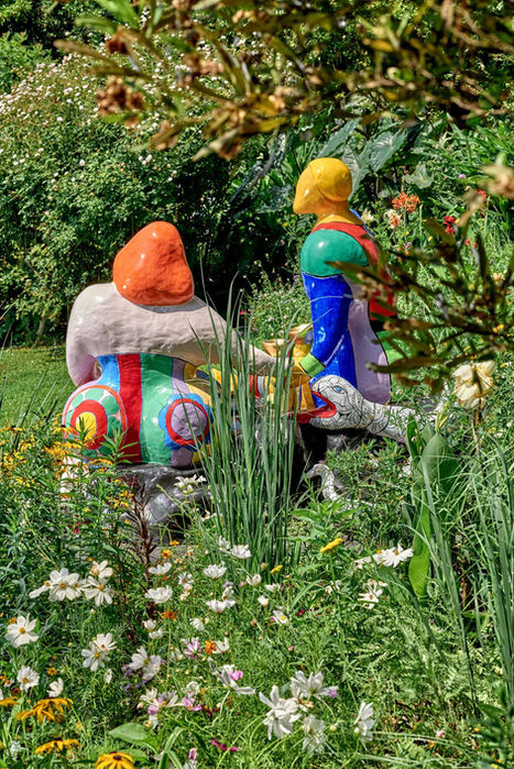 Niki De Saint Phalle (French American 1930-2002) Adam and Eve, 1989