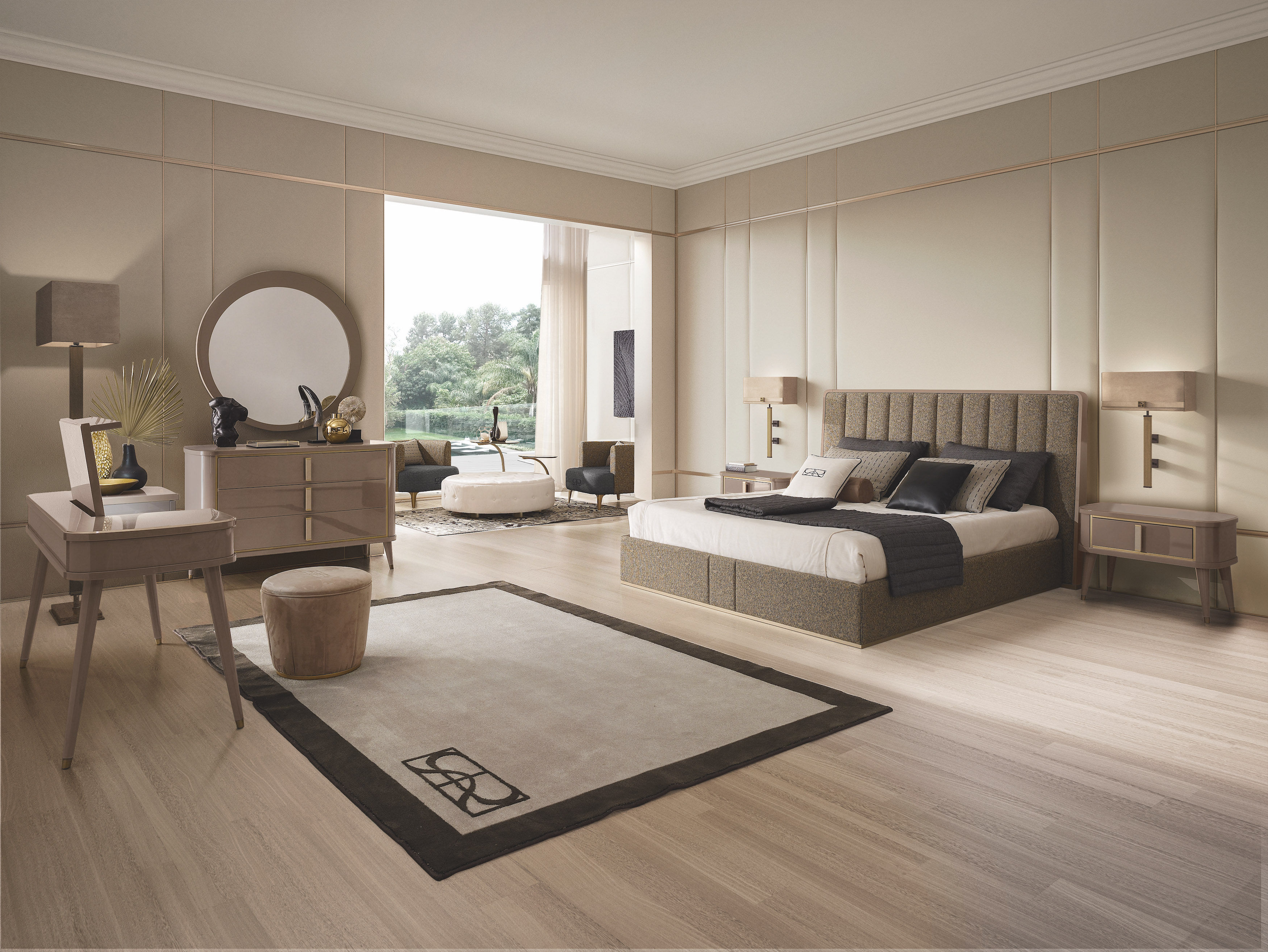 Testata L per Letto Matrimoniale Richmond Design