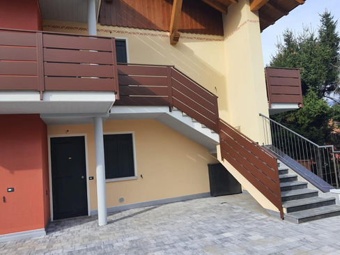 Copper outdoor railing