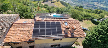 
PIAN DI VENOLA BOLOGNA
FOTOVOLTAICO 8,2 KW