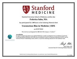Standford Medicie Certificate