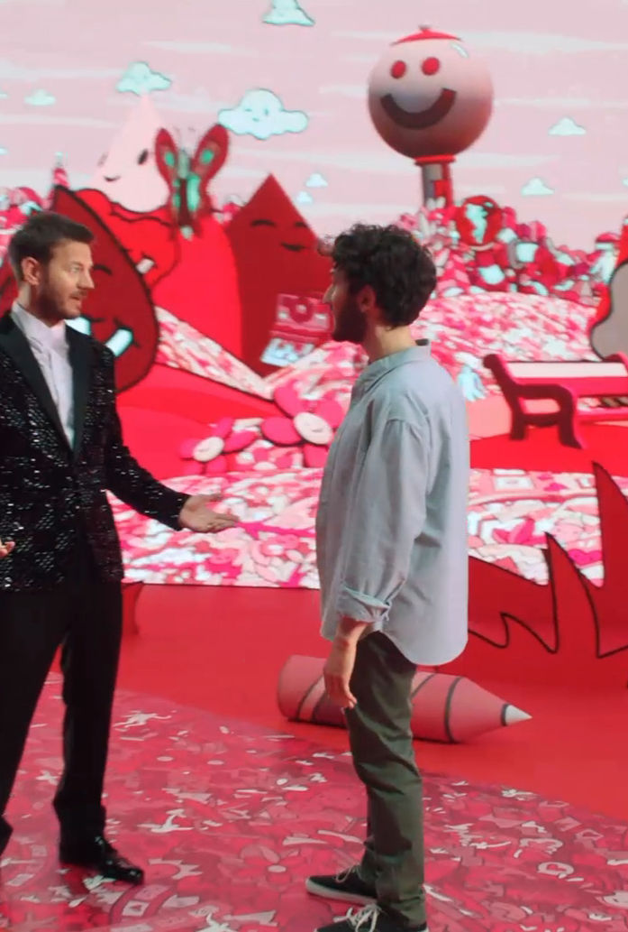 Backstage Vodafone Happy spot 2022 - Cattelan